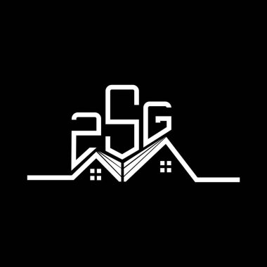 ZSG Real State logo tasarımı, ZSG basit ve modern logo. ZSG lüks alfabe tasarımı  