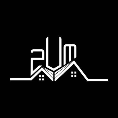 ZUM Real State logo tasarımı, ZUM basit ve modern logo. Zum lüks alfabe tasarımı  