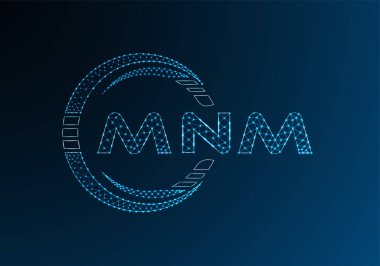 MNM düşük poli harfli logo vektör tasarımı. MNM düşük polyester logo tasarımı. Düşük polyester logo.