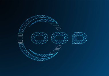 Vardiya subayı düşük poli harfli logo vektör tasarımı. Vardiya subayı düşük polyester logo tasarımı. Düşük polyester logo.