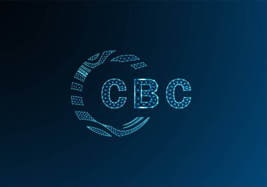 CBC düşük poli harfli logo vektör tasarımı. CBC düşük polyester logo tasarımı. CBC benzersiz düşük polyester logo tasarımı.