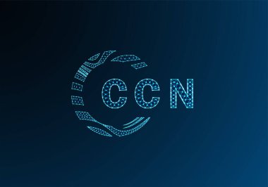 CCN düşük poli harfli logo vektör tasarımı. CCN düşük polyester logo tasarımı. CCN benzersiz düşük polyester logo tasarımı.