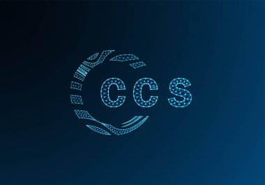 CCS düşük poli harfli logo vektör tasarımı. CCS düşük polyester logo tasarımı. CCS benzersiz düşük polyester logo tasarımı.