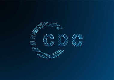 HKM düşük poli harfli logo vektör tasarımı. HKM düşük polyester logo tasarımı. CDC benzersiz düşük polyester logo tasarımı.