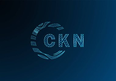 CKN düşük poli harfli logo vektör tasarımı. CKN alt poli logo tasarımı. CKN benzersiz düşük poli logo tasarımı.