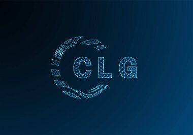 CLG düşük poli harfli logo vektör tasarımı. CLG düşük polyester logo tasarımı. CLG benzersiz düşük polyester logo tasarımı.