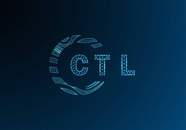 CTL düşük poli harfli logo vektör tasarımı. CTL düşük polyester logo tasarımı. CTL benzersiz düşük polyester logo tasarımı.