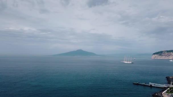 Ακτή Αμάλφι Μια Πρώτη Μέρα — Αρχείο Βίντεο