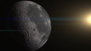 Uzay bilgisayarında oluşturulan Dünya gezegeni.