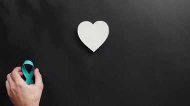 Health awareness cancer day flat layer background