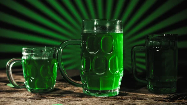 Зелене Пиво Фон Святого Патруля — стокове фото