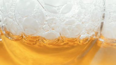 Beer glass with foam for St. Patricks day.