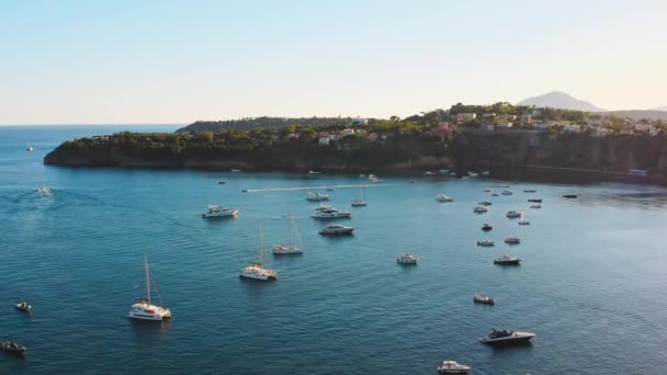 Wyspa Procida Archipelagu Flegree Kampanii Koło Neapolu — Wideo stockowe