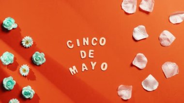 Cinco de mayonez Meksika mor katman arka plan