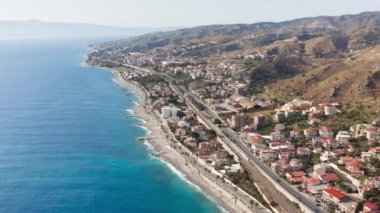 Calabrian kıyı manzarası.