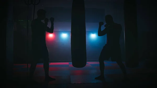 Entrenamiento Intensivo Boxeadores Experimentados — Foto de Stock