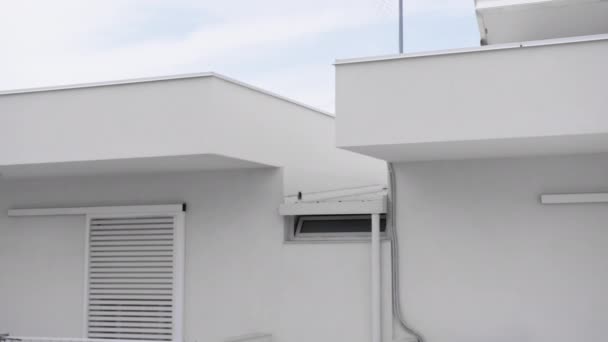 Architektur Design Der Modernen Gebäude Sommerhäuser — Stockvideo