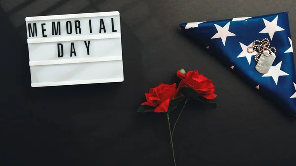 Bunga Mati Perang Ingat Latar Belakang Hari Peringatan — Stok Foto