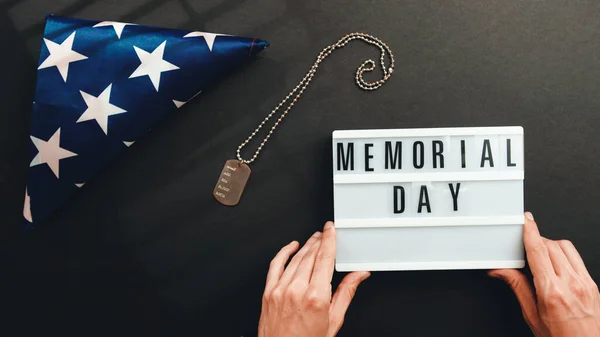 Bunga Untuk Mengingat Hari Peringatan Amerika Perayaan — Stok Foto