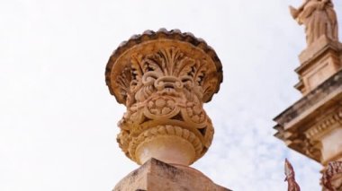 Sicilya 'nın Ispica şehrinde Santa Maria Maggiore Bazilikası