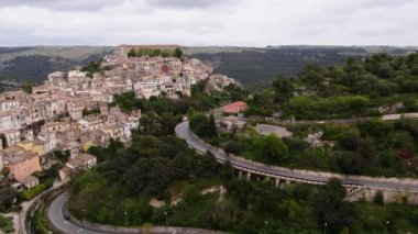 Sicilya 'daki eski ortaçağ şehri Ragusa Ibla
