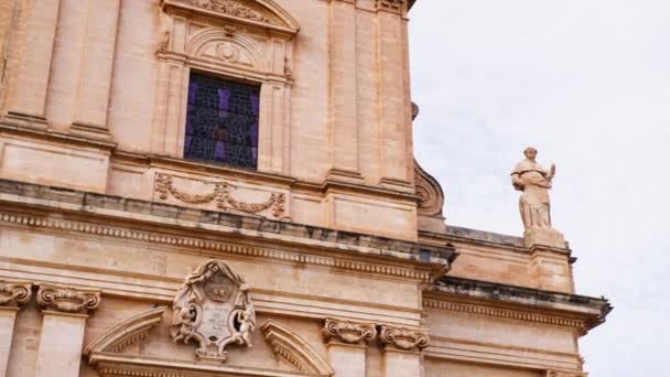 Basílica Santa Maria Maggiore Ciudad Ispica Sicilia — Vídeos de Stock