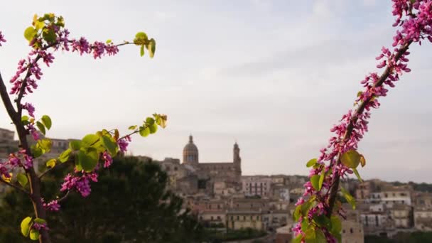 Ragusa Ibla Alte Mittelalterliche Stadt Auf Sizilien — Stockvideo