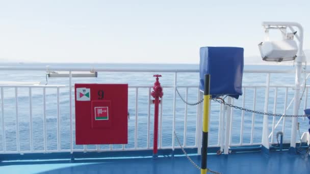 Πυροκροτητής Πλοίο Φεριμπότ — Αρχείο Βίντεο