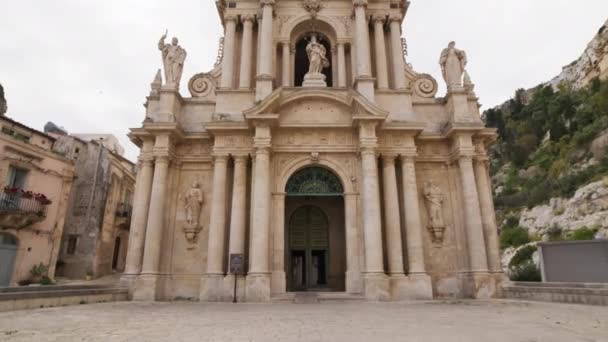 Arquitectura Iglesias Antiguas Refinadas — Vídeo de stock