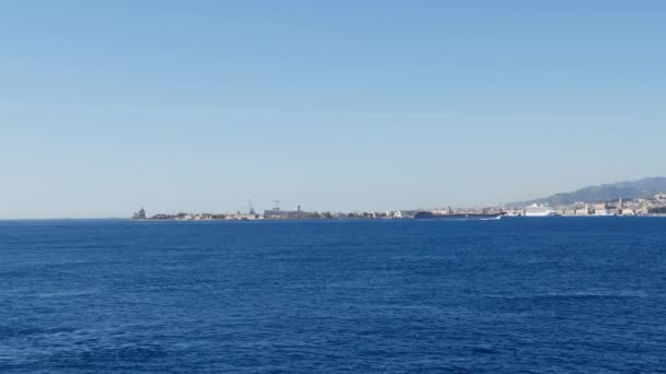 Mar Claro Visto Desde Ferry — Vídeo de stock
