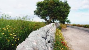 Alçıpan, bağlayıcıları olmayan taşlar monte edilmiş..