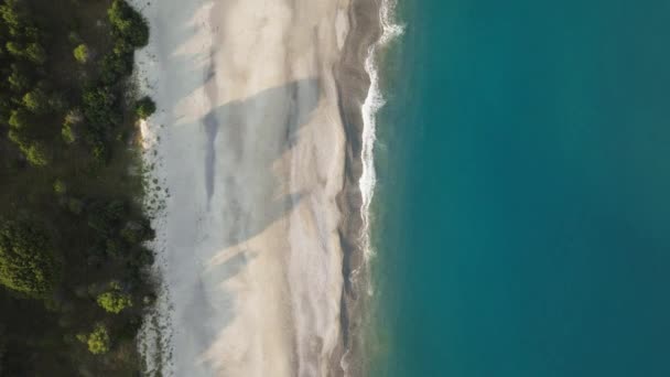 Bílá Pláž Pobřeží Španělska — Stock video