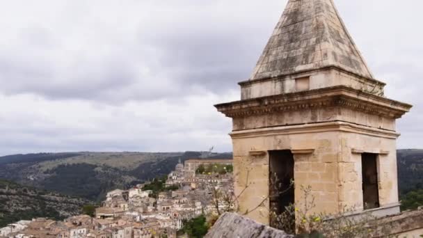 Ragusa Ibla Oude Middeleeuwse Stad Sicilië Italiaans Eiland — Stockvideo