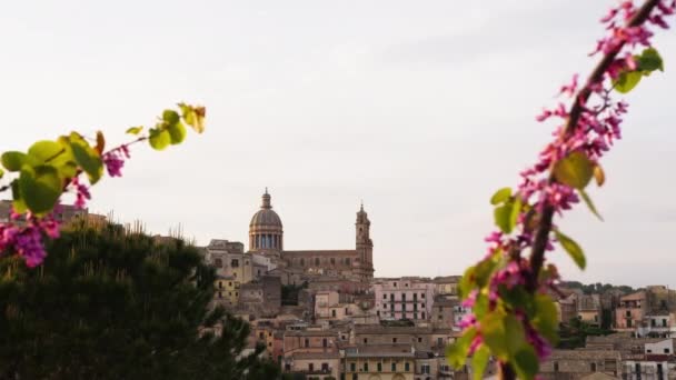 Ragusa Ibla Alte Mittelalterliche Stadt Auf Sizilien — Stockvideo