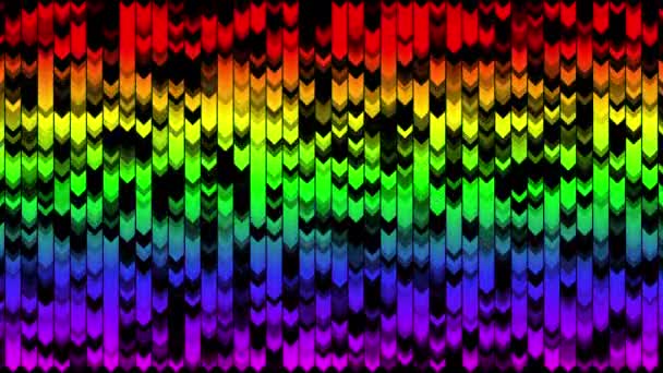 Hintergrund Mit Regenbogenfarbe Für Stolz Monat Lgbtq — Stockvideo