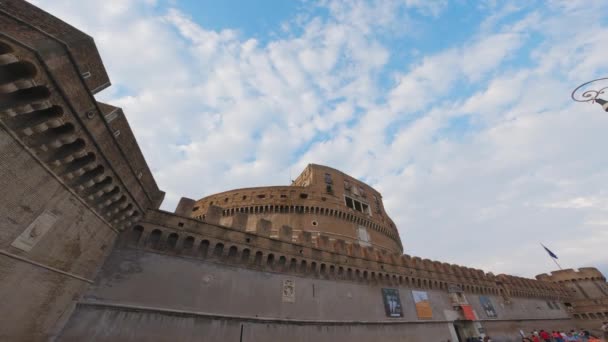 Замок Сант Анджело Місті Рома — стокове відео