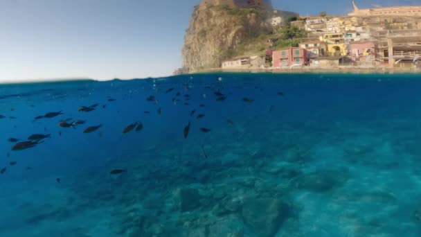 Scilla Turisti Lomakeskus Calabrian Alueella — kuvapankkivideo