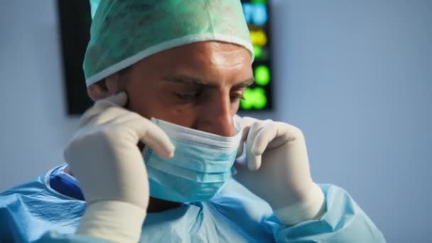 Ameliyat Sırasında Tıbbi Personel — Stok video