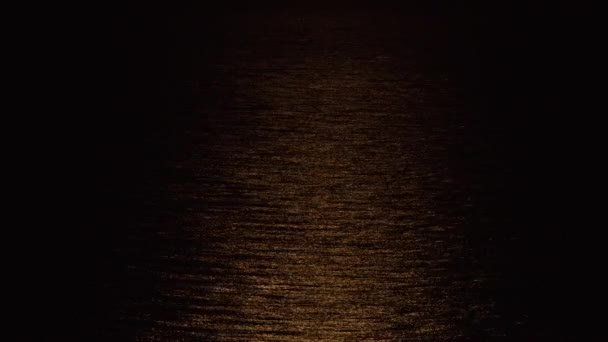Rannikko Merimaisema Yöllä — kuvapankkivideo