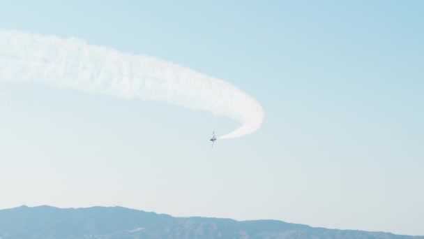 Триколор Стріли Літаки Акробатичне Шоу Італії — стокове відео