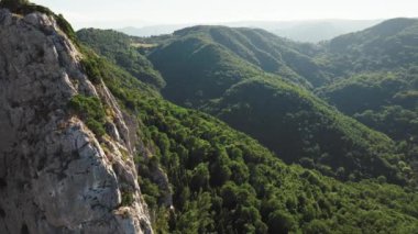 Calabria hava görüntüsünde güney dolomitleri