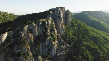 Calabria hava görüntüsünde güney dolomitleri