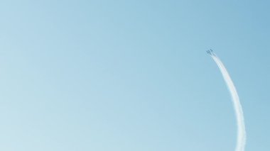 İtalya 'da Üç Renkli Oklar Akrobatik Gösterisi.