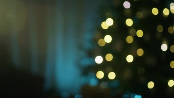 耶稣在十字架圣诞节的背景 — 图库视频影像