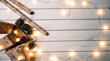 El yapımı Noel hediyesi kompozisyonu .