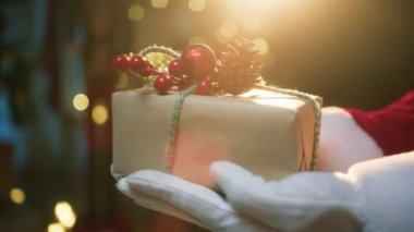 Noel hediyesi kutusu ve Noel Baba