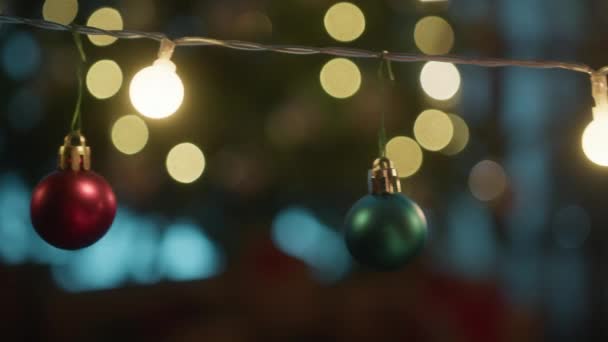 Caixa Presente Natal Papai Noel — Vídeo de Stock