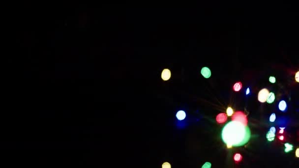 クリスマスライトグローイング背景 — ストック動画