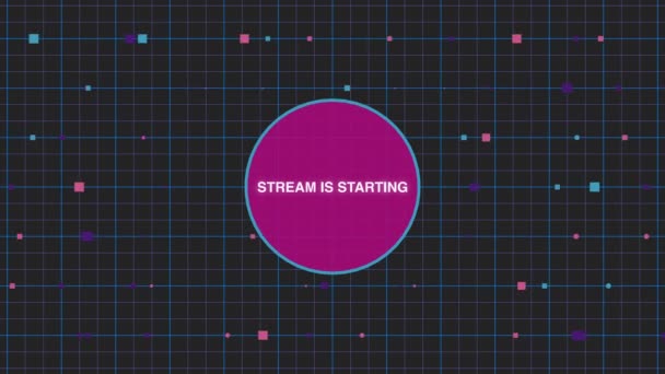 Stream正在启动无缝循环动画背景 — 图库视频影像