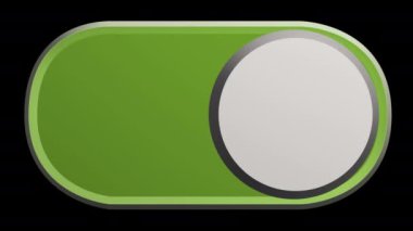 Akıllı telefon için kırmızı ve yeşil anahtar canlandırması .